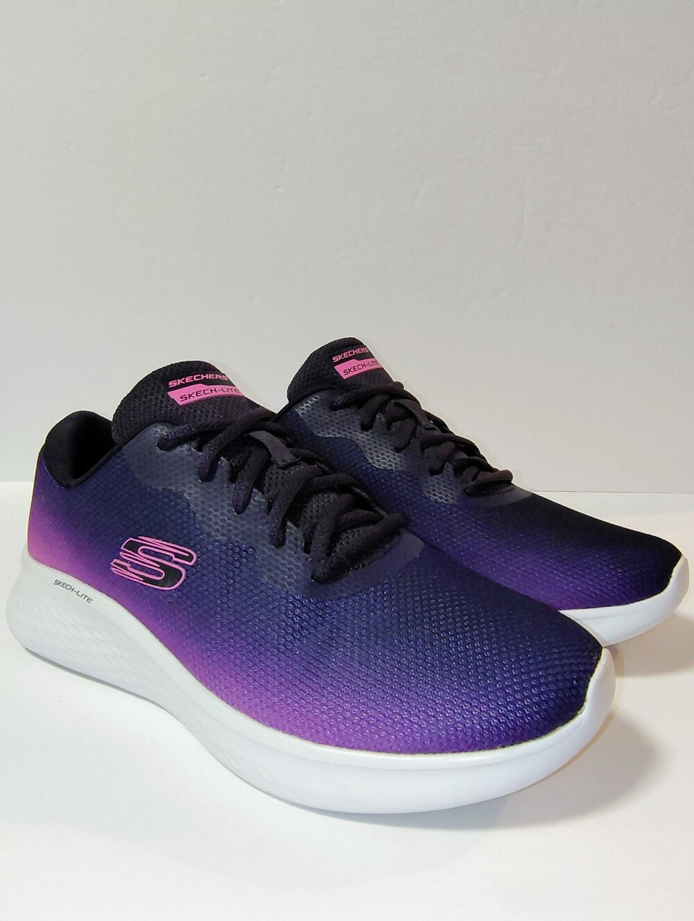 Skechers Women's Fade Out Skech-Lite Pro Walking Lace-up Athletic Sneakers 8.5 - Picture 4 of 14